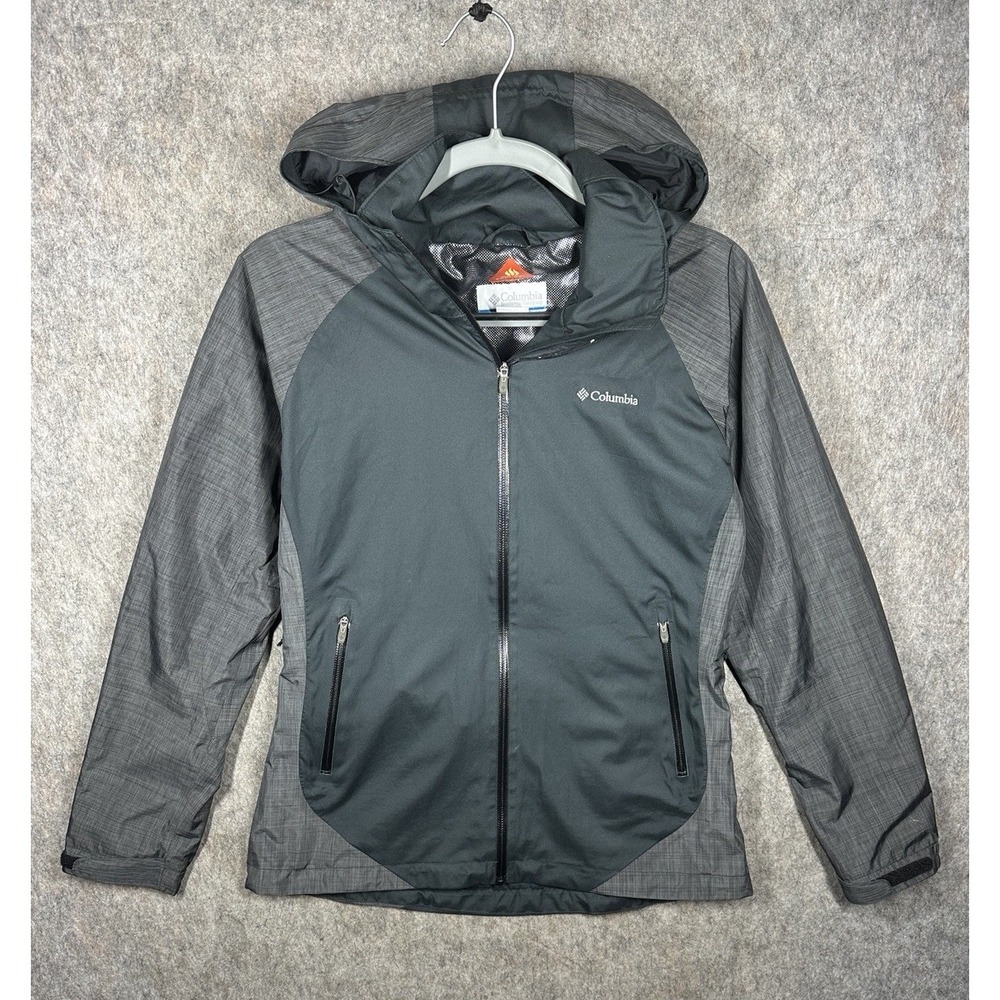 Columbia Hot Thought Jacket Womens Small Omni Heat Omni Tech Waterproof Hooded